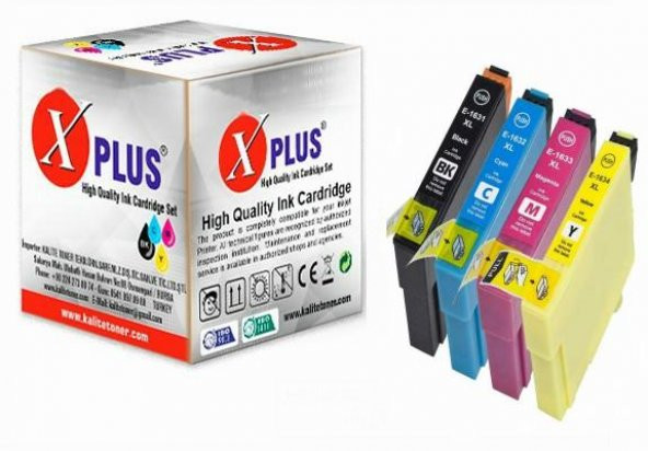 Xplus Epson Workforce WF-2660DWF 4 Renk Muadil Kartuş Seti ürün görseli 1
