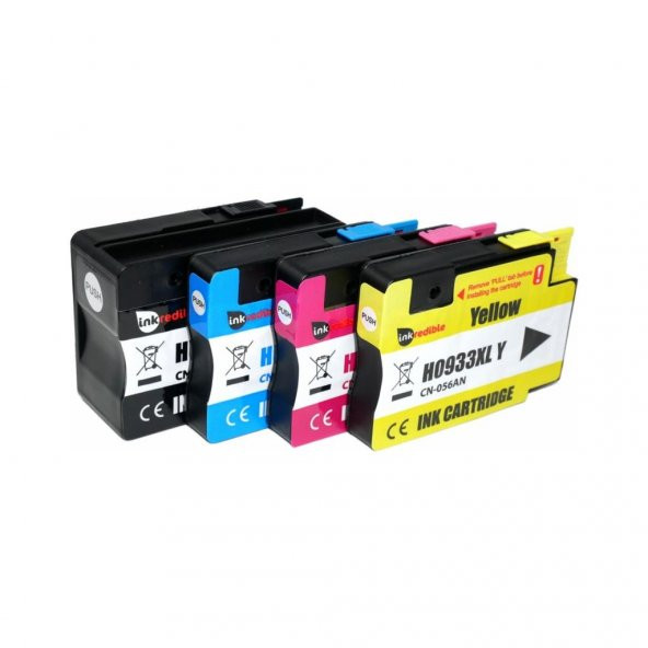 Xplus Hp Officejet 7110 Kartuş Set 4 Renk Takım Muadil Yüksek Kapasite 932XL-933XL ürün görseli 1