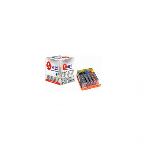 Xplus Canon Pixma TR7550 PGI-580XL-CLI-581XL 5 Renk Muadil Kartuş Seti ürün görseli 1
