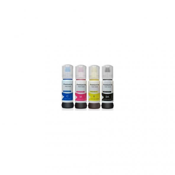 Premium Epson 103 Ecotank L3101 Uyumlu 4 Renk Mürekkep Seti ürün görseli 1