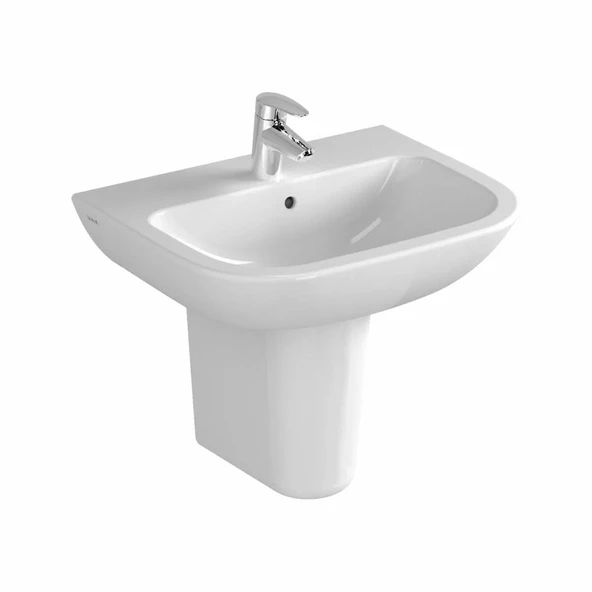 VitrA S20 Lavabo 55 cm Beyaz 5502L003-0001 ürün görseli 1