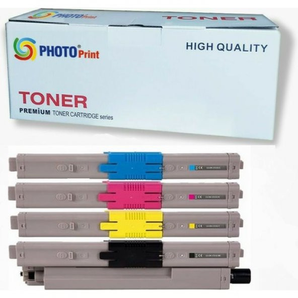 Photo Print Okı MC363 4 Renk Ithal Muadil Toner Seti 3.500 Syf Renkli ürün görseli 1