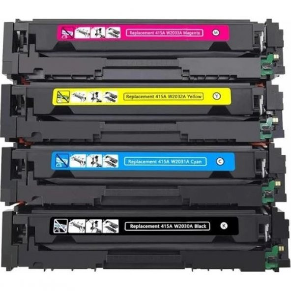 Photo Print Hp Color Laserjet Pro M454DN Yazıcı Toner Set ürün görseli 1