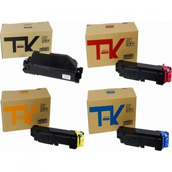 Xplus Kyocera TK-5270 Ecosys P6230CDN 4 Renk Toner Seti 6.000 Sayfa Chipli ürün görseli 1