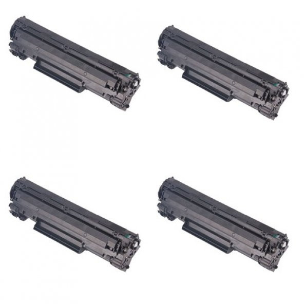 Neon Canon Crg 737 Bk Toner 4lü Ekonomik Paket Muadil Yazıcı Kartuş ürün görseli 1