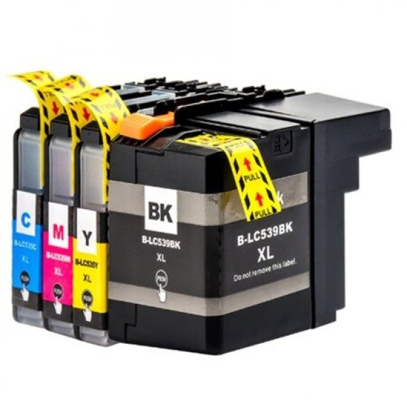 PRİNTPEN Brother LC535XL-539Xl MFC-J200 4 RENK TAKIM SET ürün görseli 1