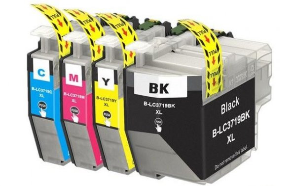 Brother MFC-J3930DW SERİSİ LC3719XL  4 RENK MUADİL KARTUŞ SETİ ürün görseli 1