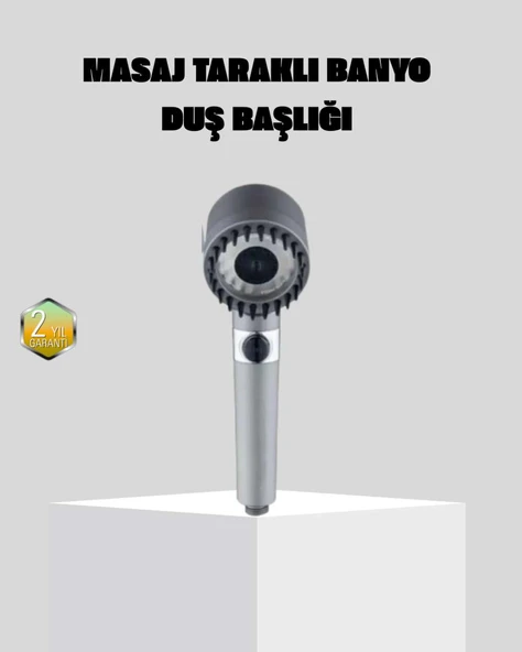 Yüksek Basınçlı Masajlı Duş Başlığı Su Tasarruflu