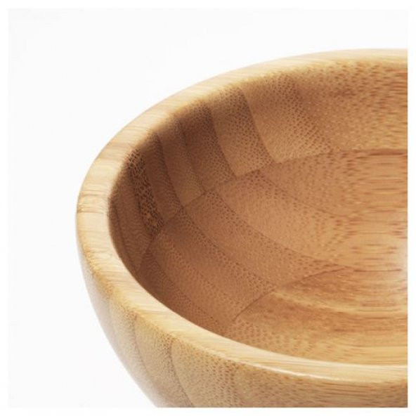 Bambu Servis Kasesi IKEA Ölçü 12 Cm IKEA Bambu Çerezlik  Kase - Resim 4