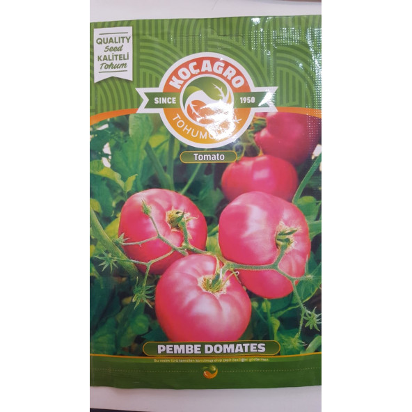 PEMBE DOMATES Tohumu 1 Paket %100 Yüksek Verimlidir. ürün görseli 1