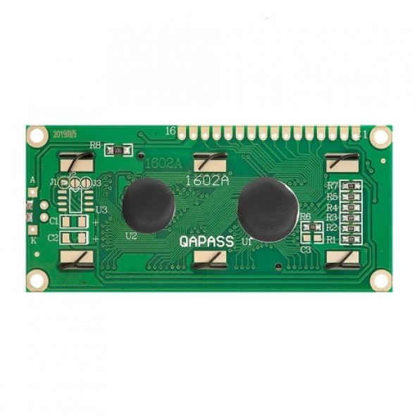 2x16 Lcd Ekran Mavi Üzerine Beyaz - Resim 6