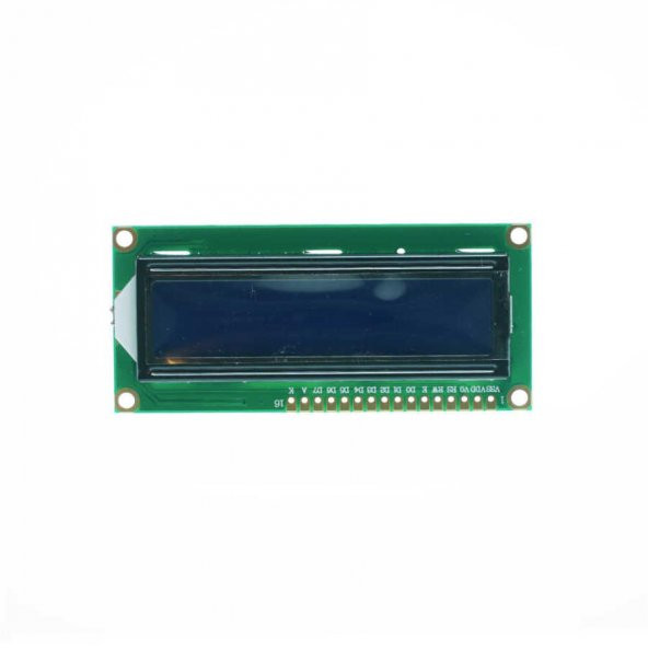 2x16 Lcd Ekran Mavi Üzerine Beyaz - Resim 7