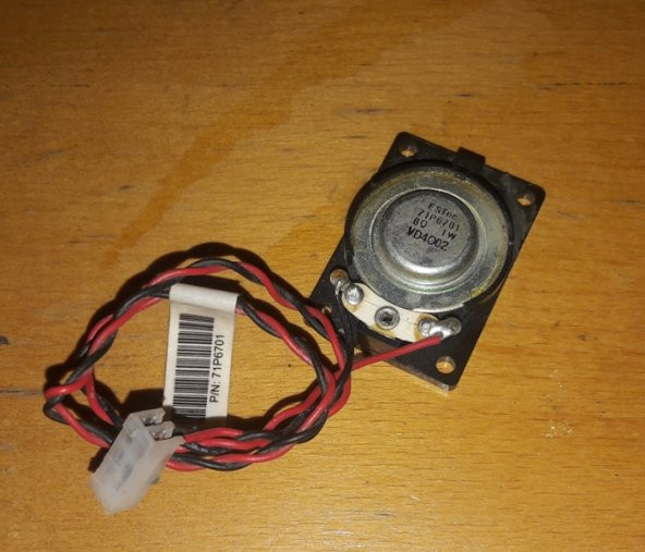 Hoparlör 8Ohm 8Ω 1W - Kablolu Soketli - Resim 2