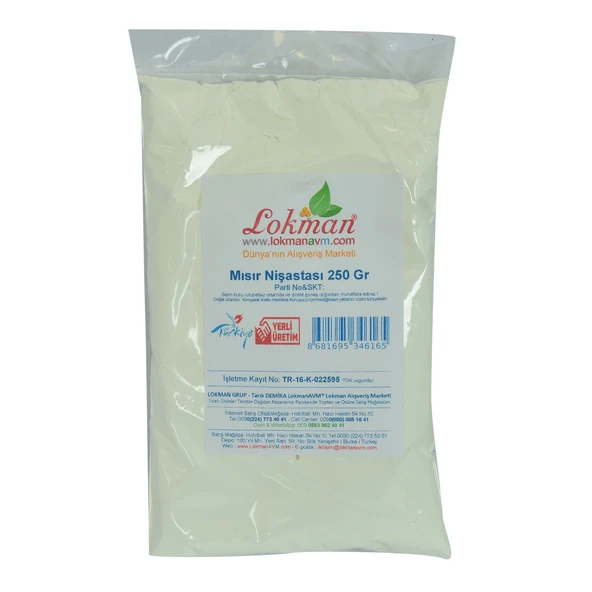 Mısır Nişastası 250 Gr Paket - Resim 2