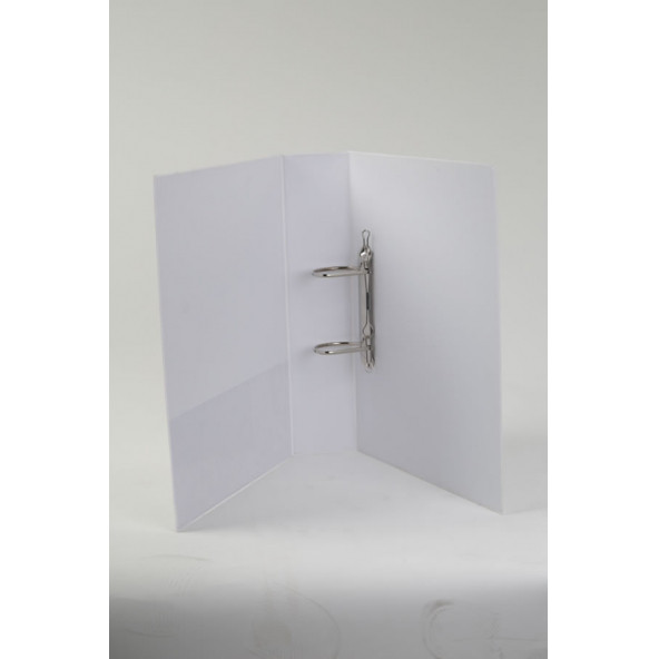 SUNUM KLASÖRÜ BEYAZ 6 CM 2 HALKA 10 LU SET - Resim 2