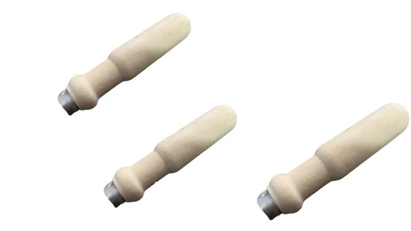 Eğe Sapı Ağaç Metal Bilezikli Büyük Boy 3 Adet 127 mm X 27 mm ürün görseli 1
