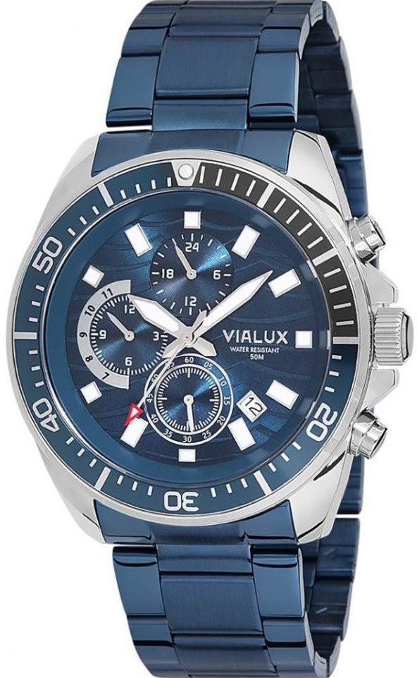 Vialux VX557T-11SS Erkek Kol Saati - Resim 2
