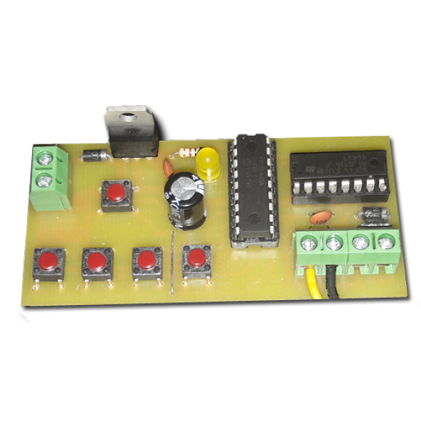 Pic16f628A ile Dc Motor Hız Yön Kontrol Devresi ürün görseli 1