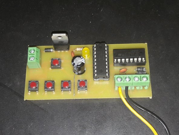 Pic16f628A ile Dc Motor Hız Yön Kontrol Devresi - Resim 3
