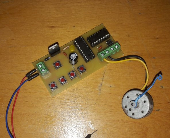 Pic16f628A ile Dc Motor Hız Yön Kontrol Devresi - Resim 4
