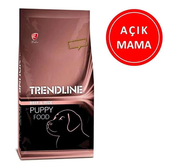 Trendline Puppy Beef Rice Yavru Köpek Maması 1 Kg AÇIK ürün görseli 1