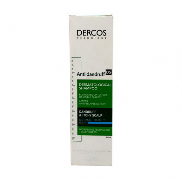 Vichy Dercos Anti-Pelliculaire Anti-Dandruff Kepek Karşıtı Şampuan 200 ml - Normal ve Yağlı Saçlar ürün görseli 1
