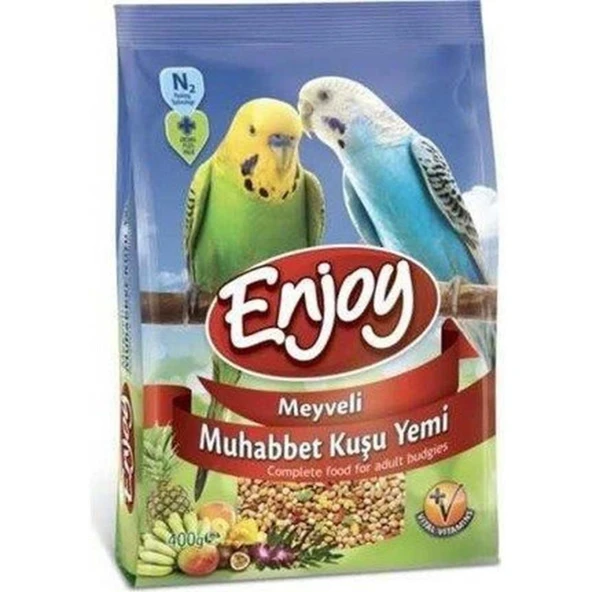 Enjoy Meyveli Muhabbet Kuşu Yemi 400 Gr ürün görseli 1