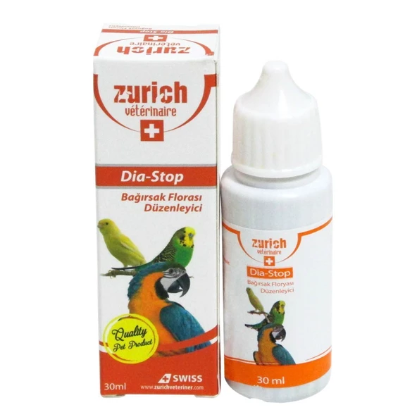 Zurich Veterinaire Dia-Stop Kuş Vitamini 30 ml ürün görseli 1