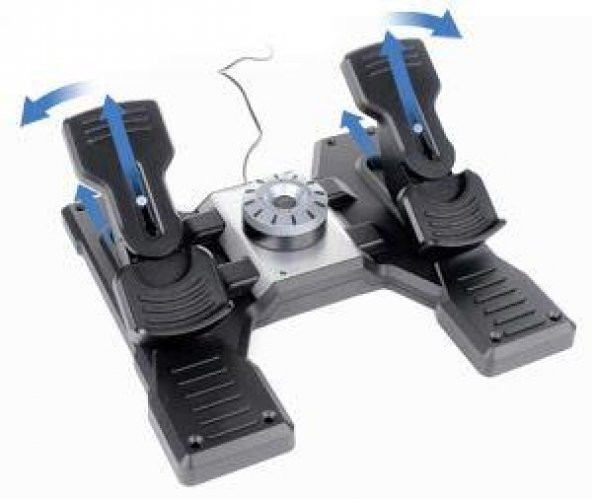 Logitech G Saitek PRO Flight Rudder Pedals - Resim 4