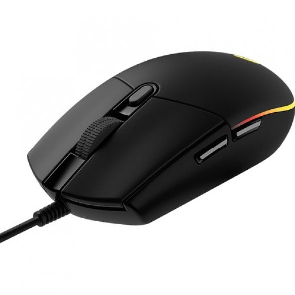 Logitech G102 Lightsync Optik Kablolu Oyuncu Mouse - Siyah - Resim 2