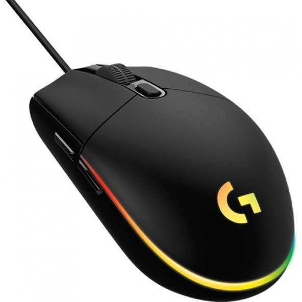 Logitech G102 Lightsync Optik Kablolu Oyuncu Mouse - Siyah - Resim 3