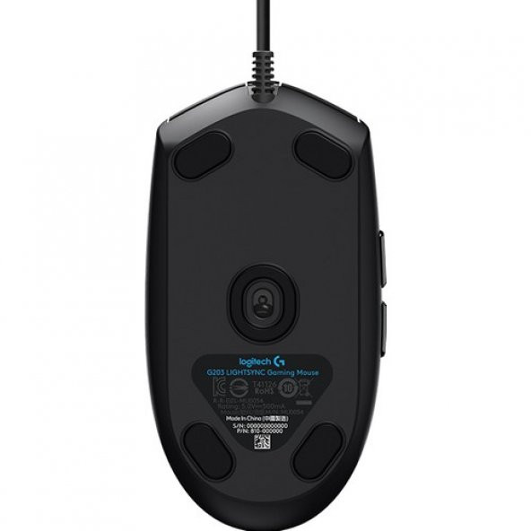 Logitech G102 Lightsync Optik Kablolu Oyuncu Mouse - Siyah - Resim 5