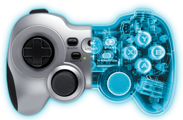 Logitech F710 Kablosuz Wireless PC Gamepad 940-000142 - Resim 5
