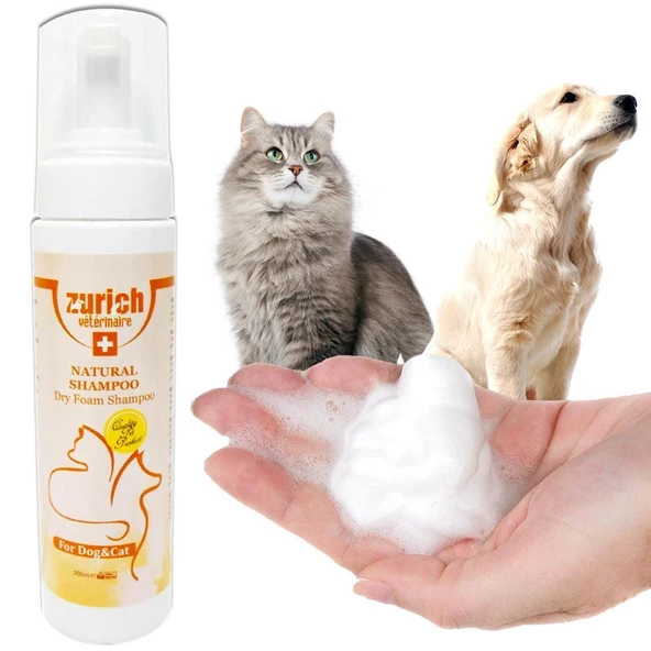 Zurich Veterinaire Kedi & Köpek Köpük Şampuan 200 ml ürün görseli 1