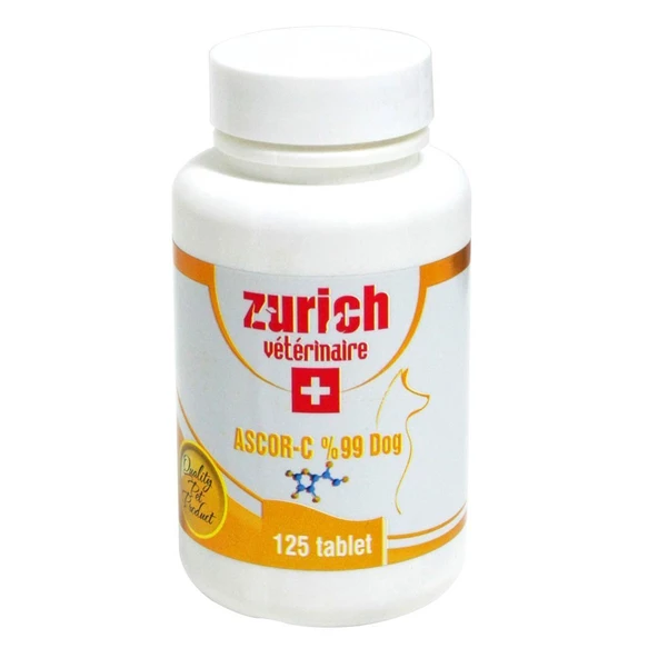 ZÜRİCH DOG ASCOR-C %99 125 TABS ürün görseli 1