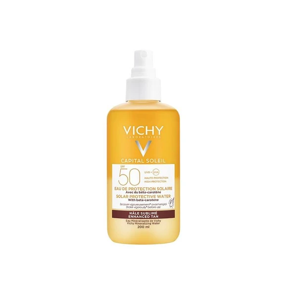 Vichy Capital Soleil SPF 50 Solar Protective Water Bronzlaştırıcı Güneş Koruyucu Sprey 200 ml ürün görseli 1