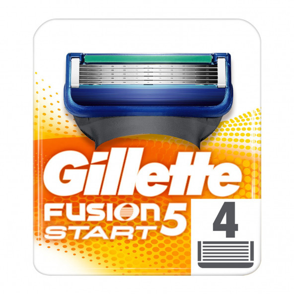 Gillette Fusion 5 Start Yedek Bıçak 4'Lü ürün görseli 1
