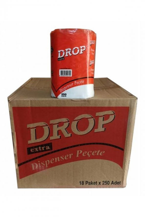 Drop Dispanser Peçete 3 Katlı 18 X 250 Li ürün görseli 1