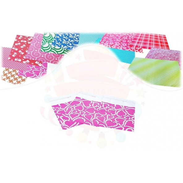 Metalize Bantlı Hediye Poşeti 10x12 cm 500 adet (100x5) ürün görseli 1