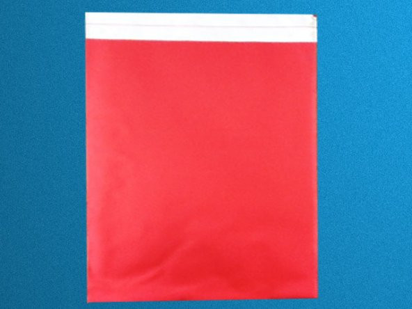 Lüx Metalize Hediye Poşeti Bantlı KIRMIZI 30x35 cm 50 adet ürün görseli 1