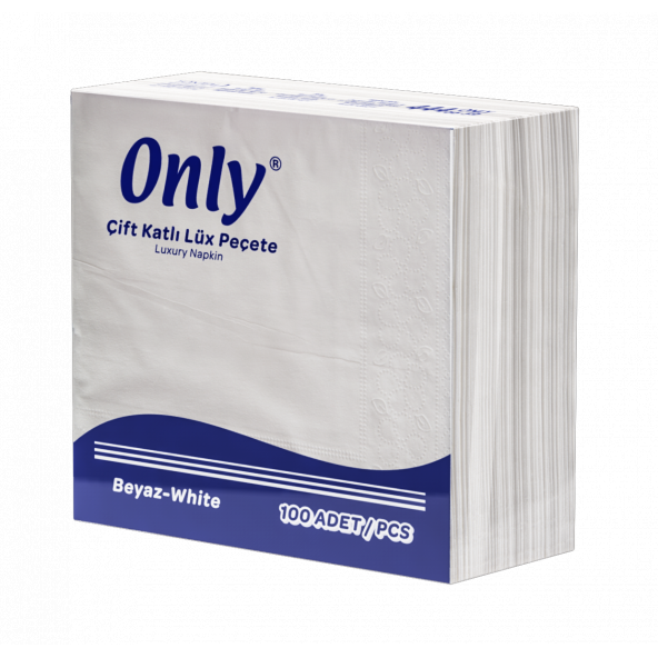 Çift Katlı Lüx Peçete Beyaz 33x31 ürün görseli 1