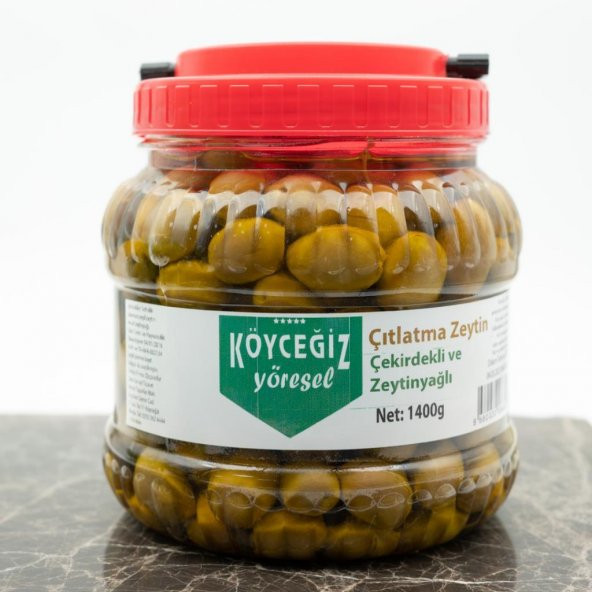 Kb Köyceğiz Yöresel Ekincik Çıtlatma Zeytin 1400 G ürün görseli 1