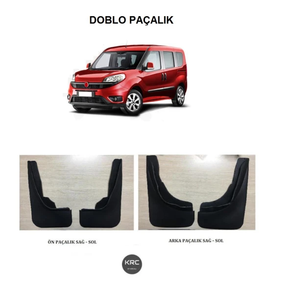 FIAT DOBLO ÖN ARKA PAÇALIK TOZLUK TAKIMI 2010 2022 ürün görseli 1