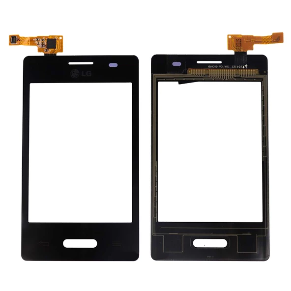 LG Optimus L3 2 E430 E435 Dokunmatik Ön Cam Orj - Siyah ürün görseli 1