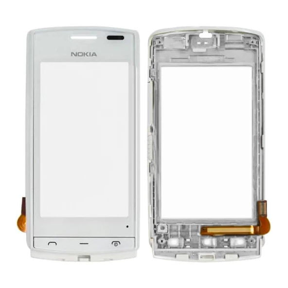 Nokia N500 Dokunmatik Lens Ön Panel Orijinal - Beyaz ürün görseli 1