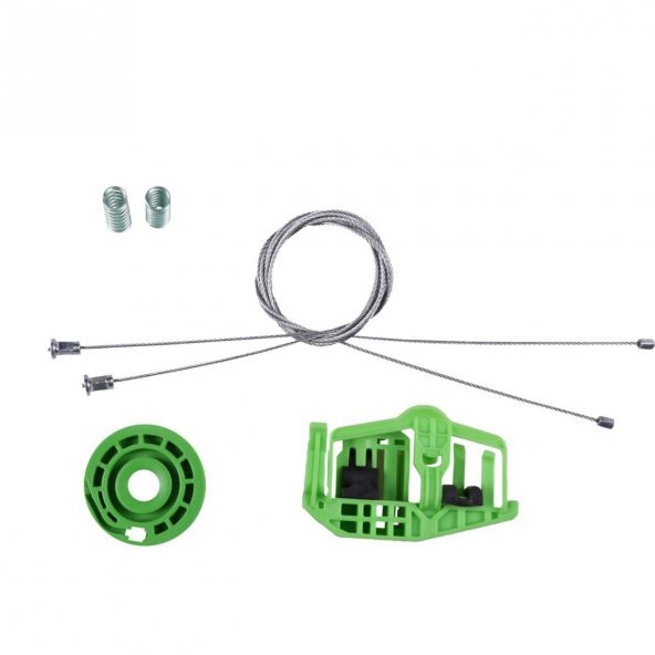 BMW 1 E87 HB 2004-2012 Arka Sağ Cam Tel Halat Kriko Tamir Seti EFGHLNT7 ürün görseli 1