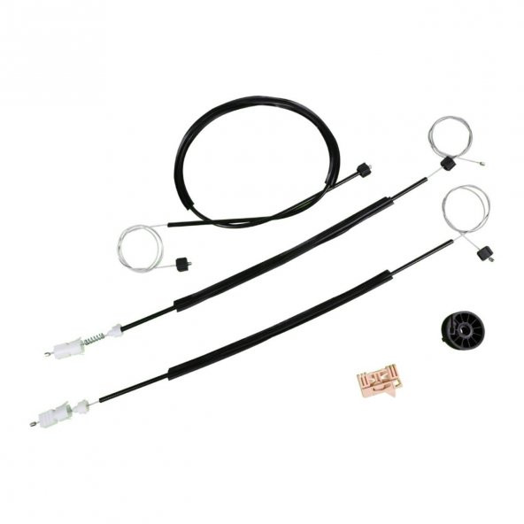 Citroen C3 Pluriel Convertible 2003-2009 İçin Ön Sol Cam Kriko TEl Halat Tamir Seti AEHKSWX7 ürün görseli 1