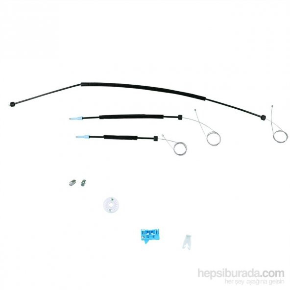 Peugeot 307 Cabriolet CC 2003-2008 İçin Sağ Ön Kapı Cam Tel Halat Kriko Tamir Takımı AFJKRW67 ürün görseli 1