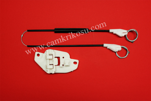 95 99 HYUNDAİ ACCENT MANUEL CAM KRİKO TEL HALAT TAMİR SETİ ARKA SOL (OEM CODE  8340122000) ABFGNW47 ürün görseli 1