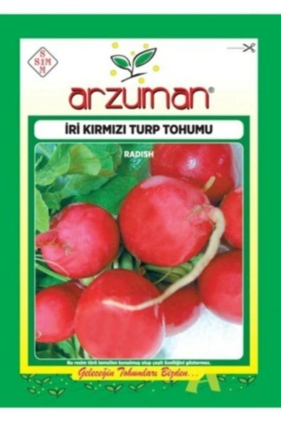 Iri Kırmızı Turp Tohumu 25 Gr (paket) ürün görseli 1